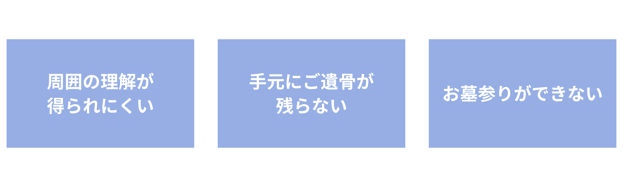 散骨のデメリット